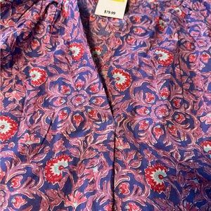 NWT Vineyard Vines Cotton Popover Top